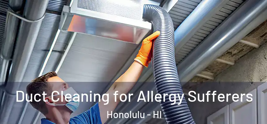 Duct Cleaning for Allergy Sufferers Honolulu - HI