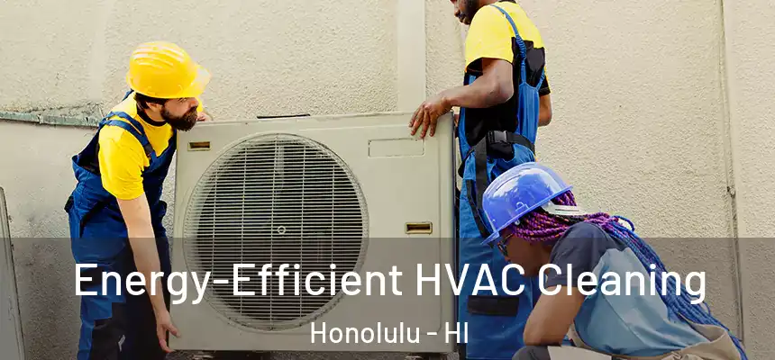  Energy-Efficient HVAC Cleaning Honolulu - HI