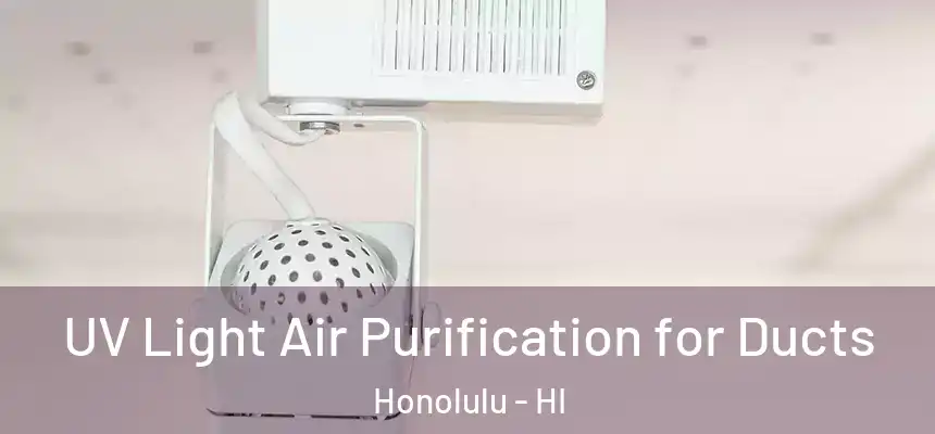  UV Light Air Purification for Ducts Honolulu - HI